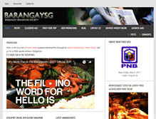 Tablet Screenshot of barangaysg.com